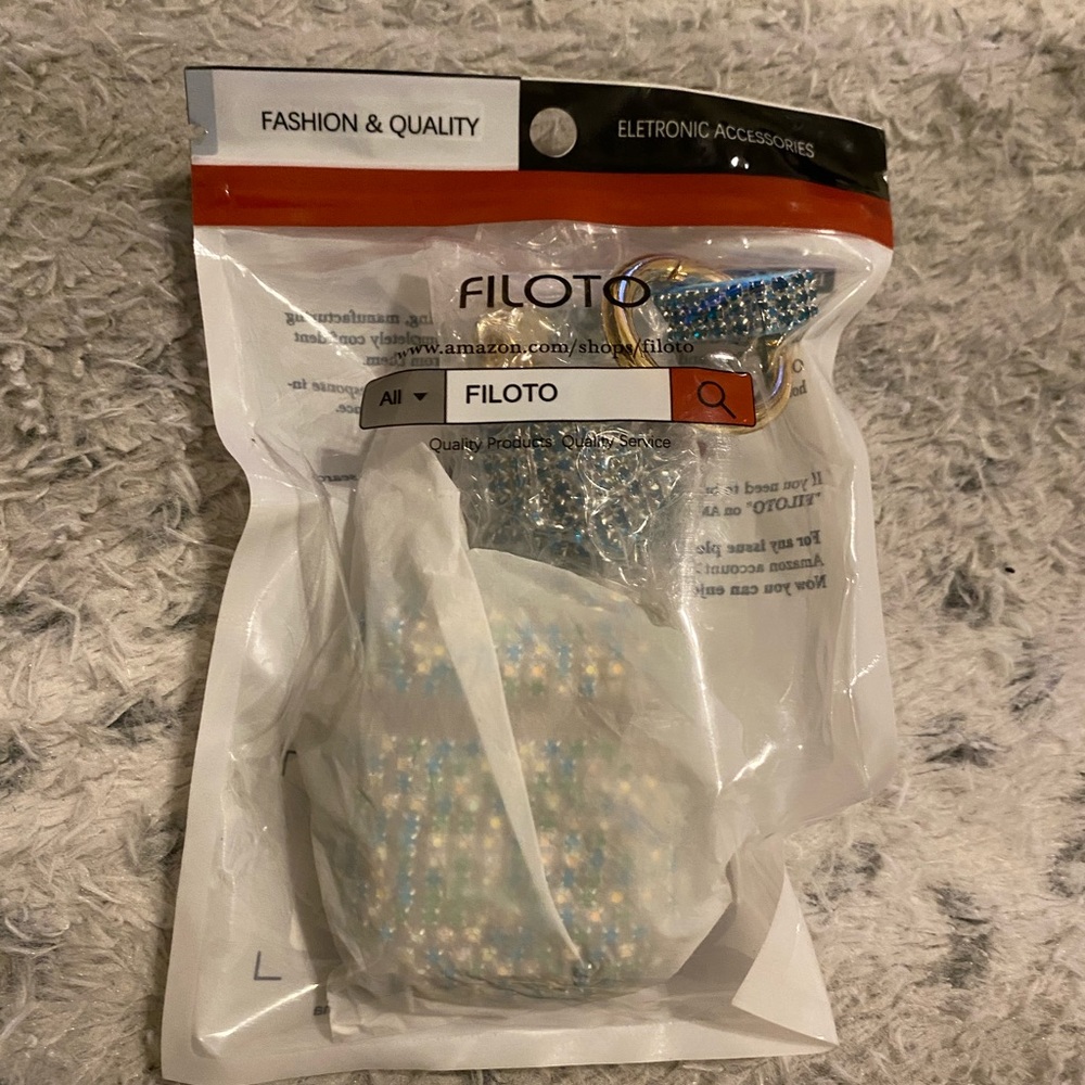 For AirPods… case protector…stylish cover with keychain …new